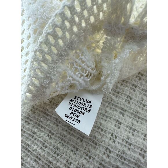 Multiples  Boho Crochet  Patchwork Duster Cardigan Cream Size XL - Picture 10 of 14